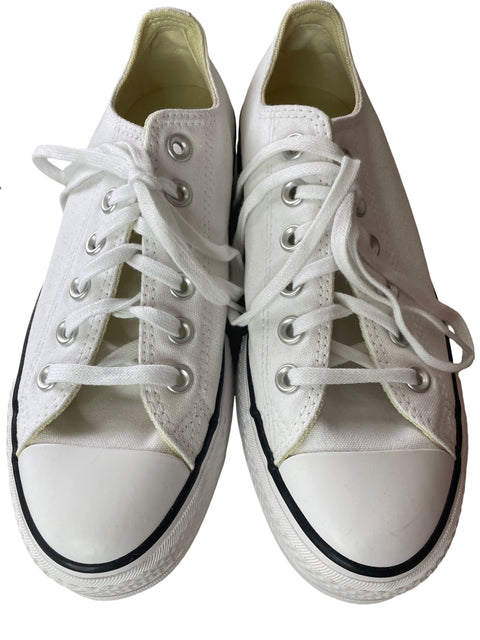 Zapatilla Converse All star Suela de goma Liso Blanco - Talla 5