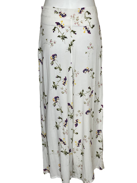 Pantalón Tesoro Tps Estampado Floral Blanco - Talla S