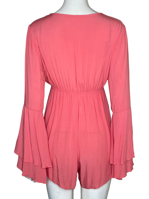 Romper Tesoro Tps Mini Cuello v Naranja - Talla M