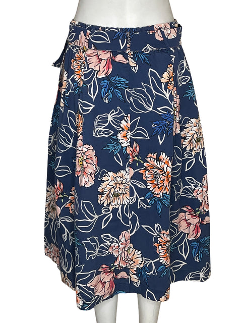 Falda Tesoro Tps Estampado Floral Azul - Talla L