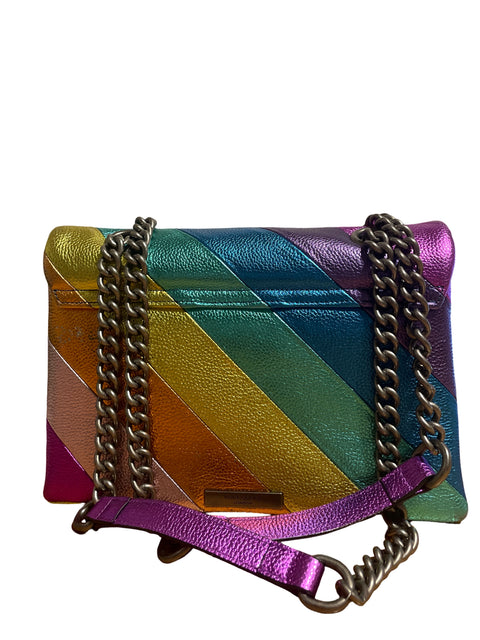 Cartera Kurt Geiger The Kensington Multicolor Metalizado Rosado - Talla U