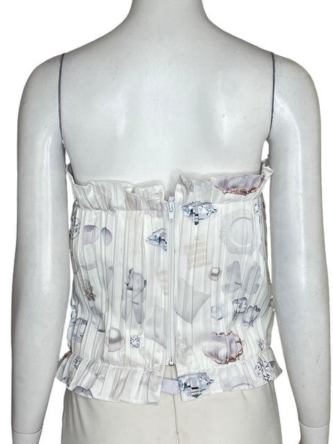 Blusa Att/elier Estampado Blanco - Talla M