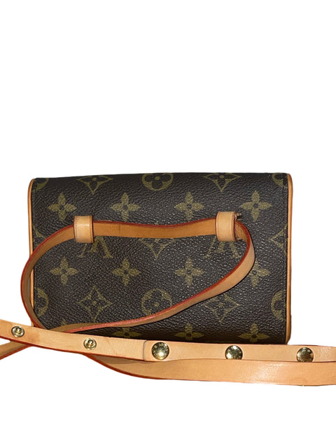 Cartera Louis Vuitton Monogram Pochette Florentine Marrón - Talla U