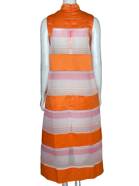 Blusa Tesoro Tps Asimétrico Rayas Naranja - Talla S