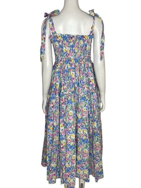 Vestido En Saison Estampado Floral Azul - Talla M