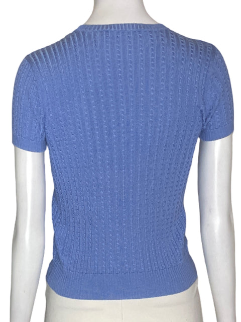 Blusa Ralph Lauren de Algodón Polo Manga corta Cuello redondo Azul - Talla XS