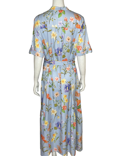 Vestido Sundayup Estampado Floral Azul - Talla L