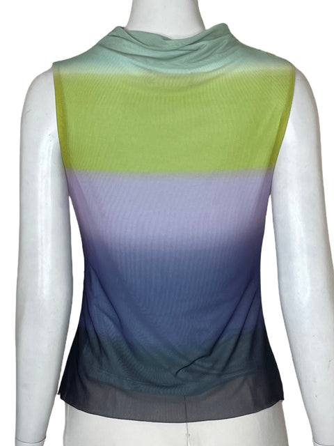 Blusa Desigual de Algodón Estampado en degradado Morado - Talla M