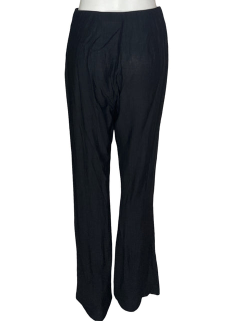 Pantalón Tesoro Tps Recto Zipper Wide-leg Negro - Talla M