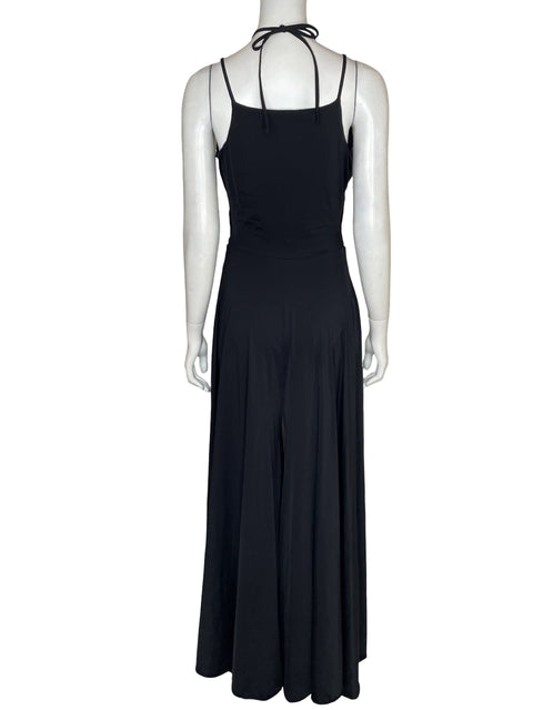 Mono Paula Triviño de Algodón Wide leg Negro - Talla S