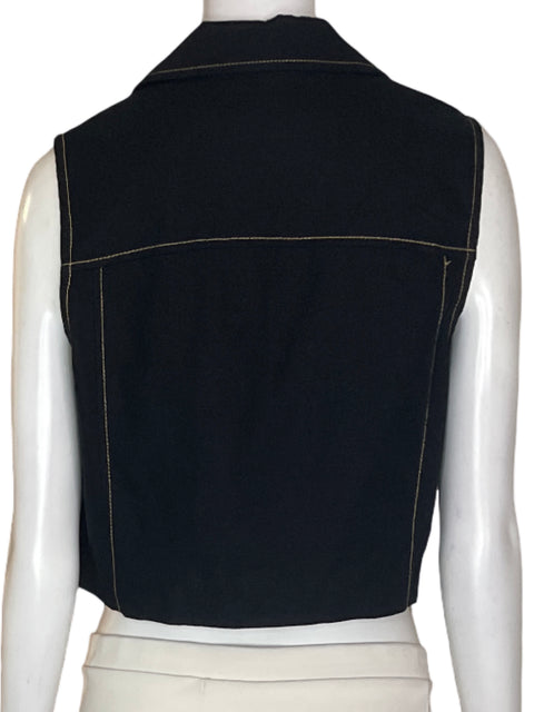 Chaleco Zara Cuello v Azul - Talla S
