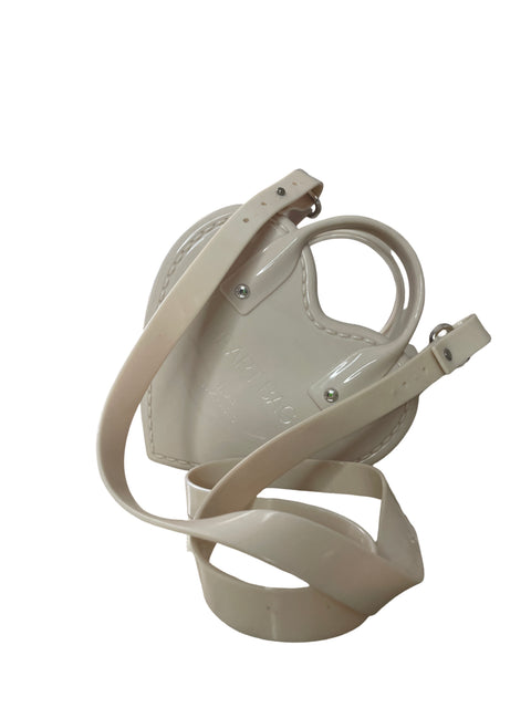 Cartera Melissa Corazon Tiras Asa corta Blanco - Talla U
