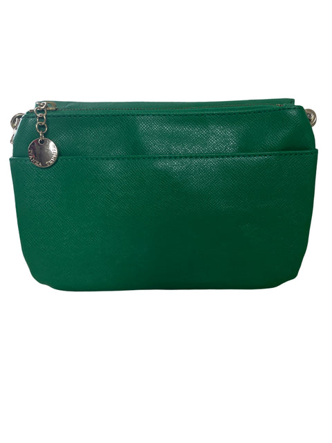 Cartera Ivanka Trump Cadena Zipper Bolsillos Verde - Talla U