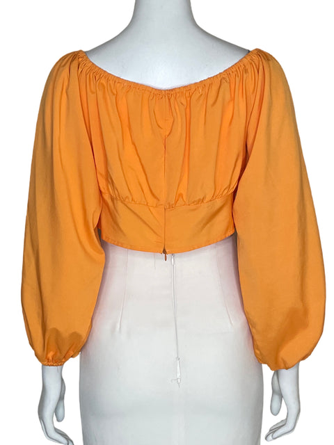 Top Wandefeis Mangas abullonadas Naranja - Talla M