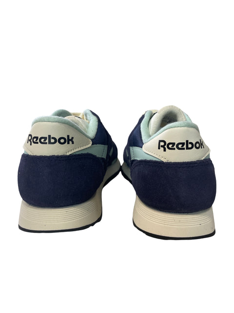 Zapatilla Reebok Cordones Liso Suela Azul - Talla 6.5