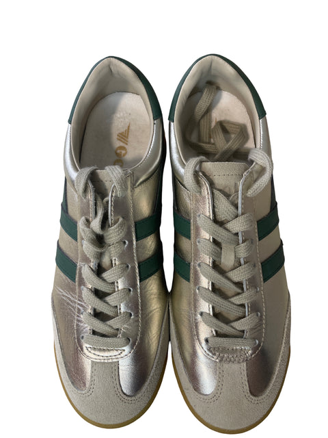 Zapatilla Gola Satinado Cordones Gris - Talla 7