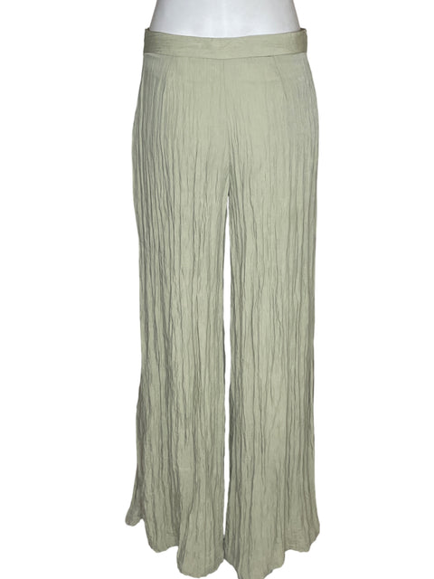 Pantalón Zara Palazzo Crossover Verde - Talla M