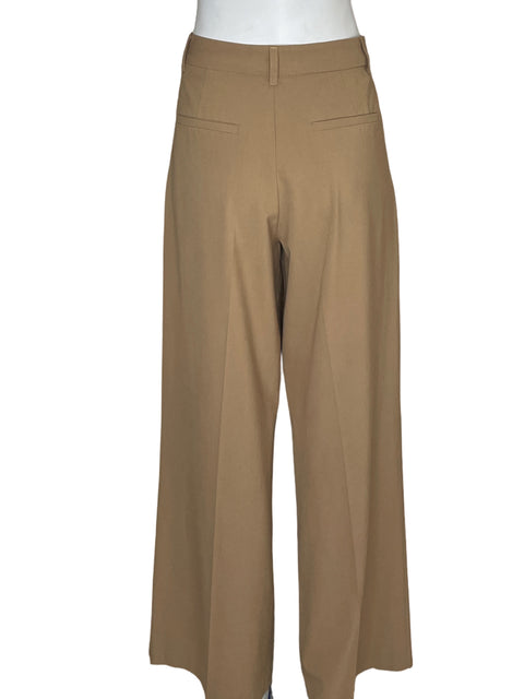 Pantalón Zara Wide-leg Beige - Talla S