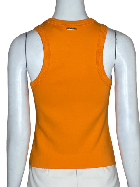 Blusa Colcci de Viscosa Cuello acanalada Naranja - Talla S