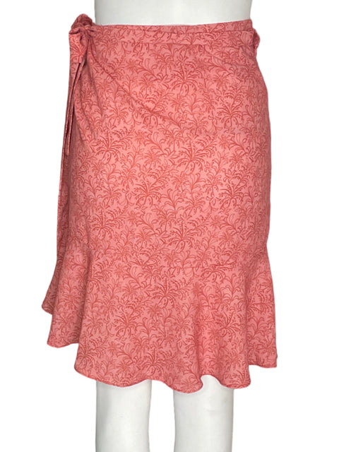 Falda Almacea Mini Estampado Ruchas Rosado - Talla S