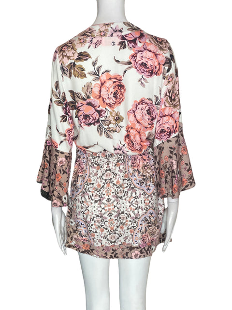 Romper Maaji Estampado Elastico Mini Rosado - Talla S
