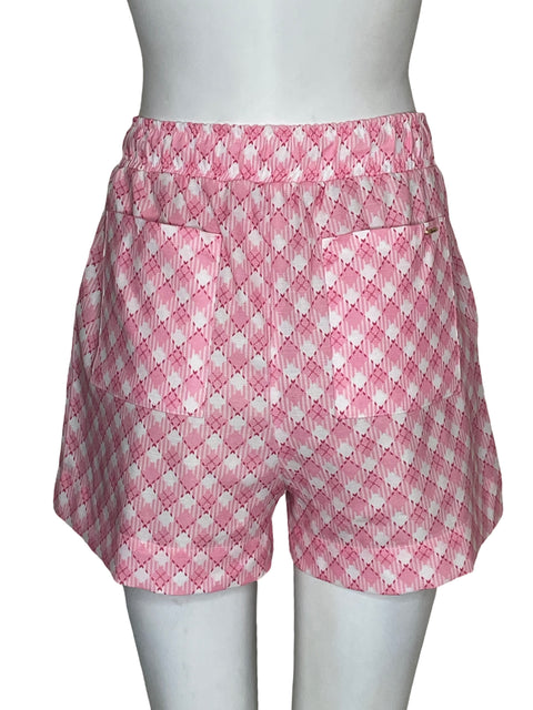 Short Cs Young Estampado Cuadros Mini Rosado - Talla S