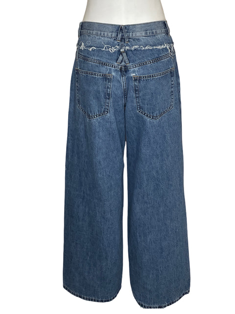 Pantalón Aaron & Amber Wide-leg Azul - Talla S