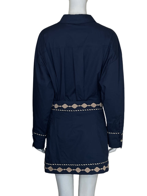 Conjunto Mable Bordado Azul - Talla XS
