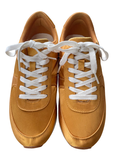 Zapato Zara Metalizado Naranja - Talla 39