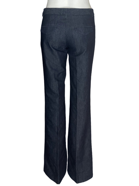 Pantalón Express Recto Wide-leg Ajustado Negro - Talla 0