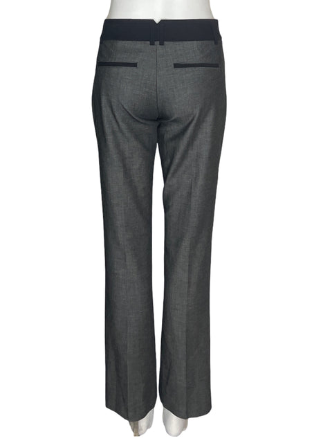 Pantalón Express Recto Bolsillo Wide-leg Gris - Talla 0