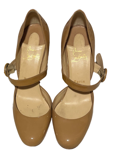 Calzado Christian Louboutin Mary Jane Beige - Talla 37