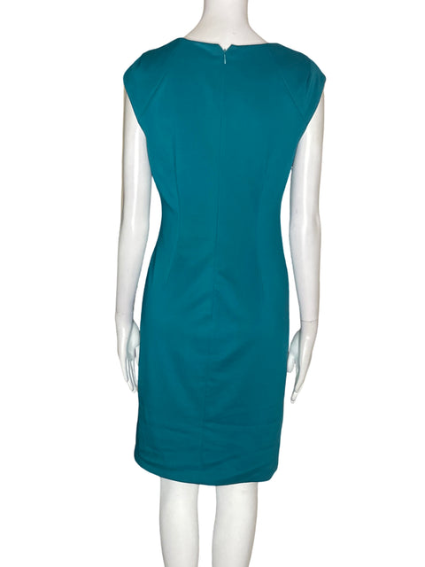 Vestido Calvin Klein Midi Cruzado Sin mangas Verde - Talla S