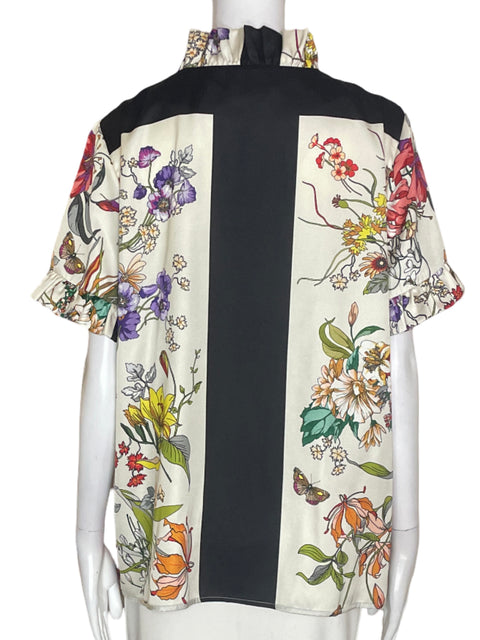 Camisa Saletta Milano Estampado Bolsillo Botones Blanco - Talla 48