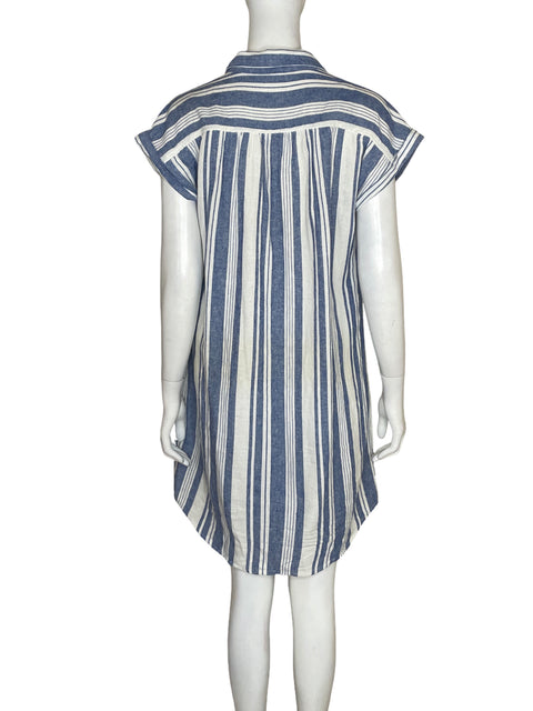Vestido Old Navy Rayas Midi Azul - Talla S