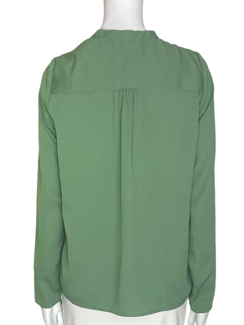 Blusa Vero Moda Liso Cuello v Nudo Verde - Talla S