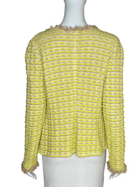 Blazer Apostrophe Tejido  tweed bouclé Amarillo - Talla 38