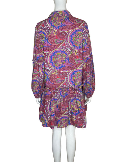 Vestido Alexis Estampado Midi Morado - Talla L