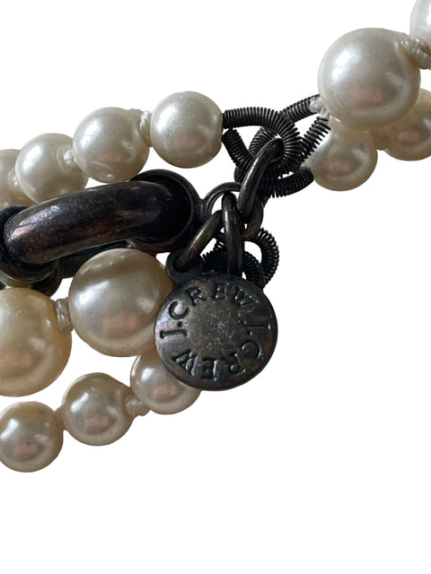 Collar J.crew Perlas Blanco - Talla U