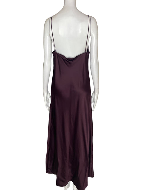 Vestido Massimo Dutti Maxi Tiras Suelto Rojo - Talla S