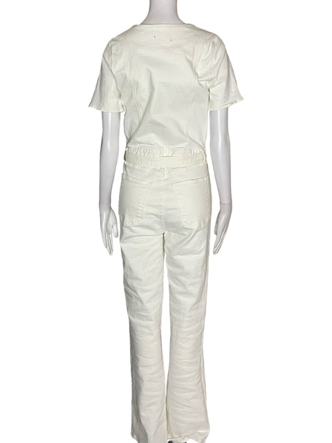 Mono Ramy Brook Recto Manga corta Fajon Blanco - Talla S