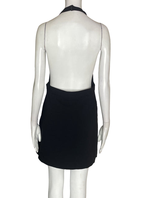 Vestido Maeve Cut-out Suelto Liso Negro - Talla 4