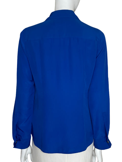 Camisa Michael Kors Zipper Azul - Talla M