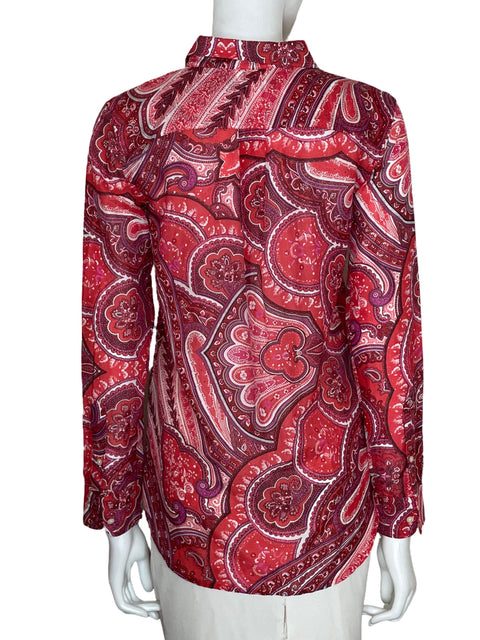 Camisa Ralph Lauren de Algodón Estampado Rojo - Talla S