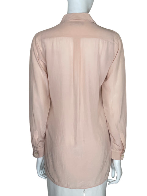 Camisa Banana Republic de Seda Rosado - Talla S