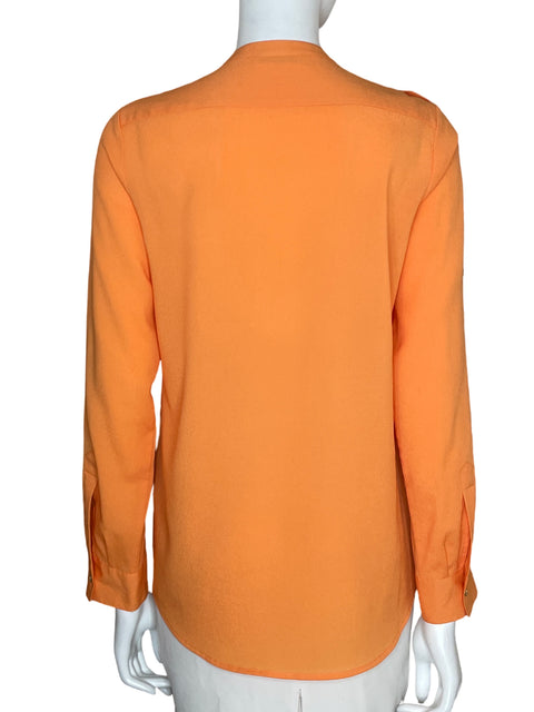 Camisa Calvin Klein Zipper Naranja - Talla S