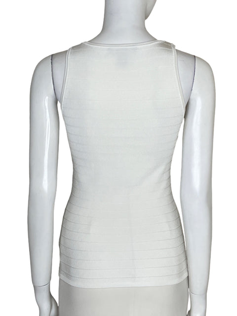 Blusa White House Black Market Cuello v Blanco - Talla XS