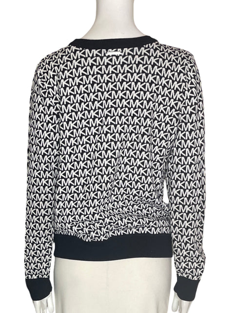Chaqueta Michael Kors de Algodón Estampado Letras Manga larga Negro - Talla L