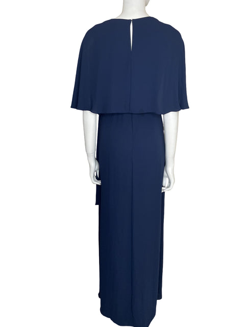 Vestido Bcbg Cuello v Maxi Azul - Talla 2