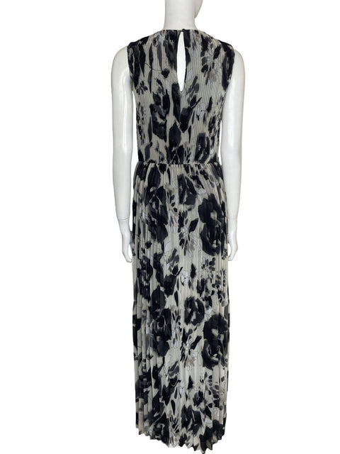 Vestido St. John Plisado Negro - Talla 2